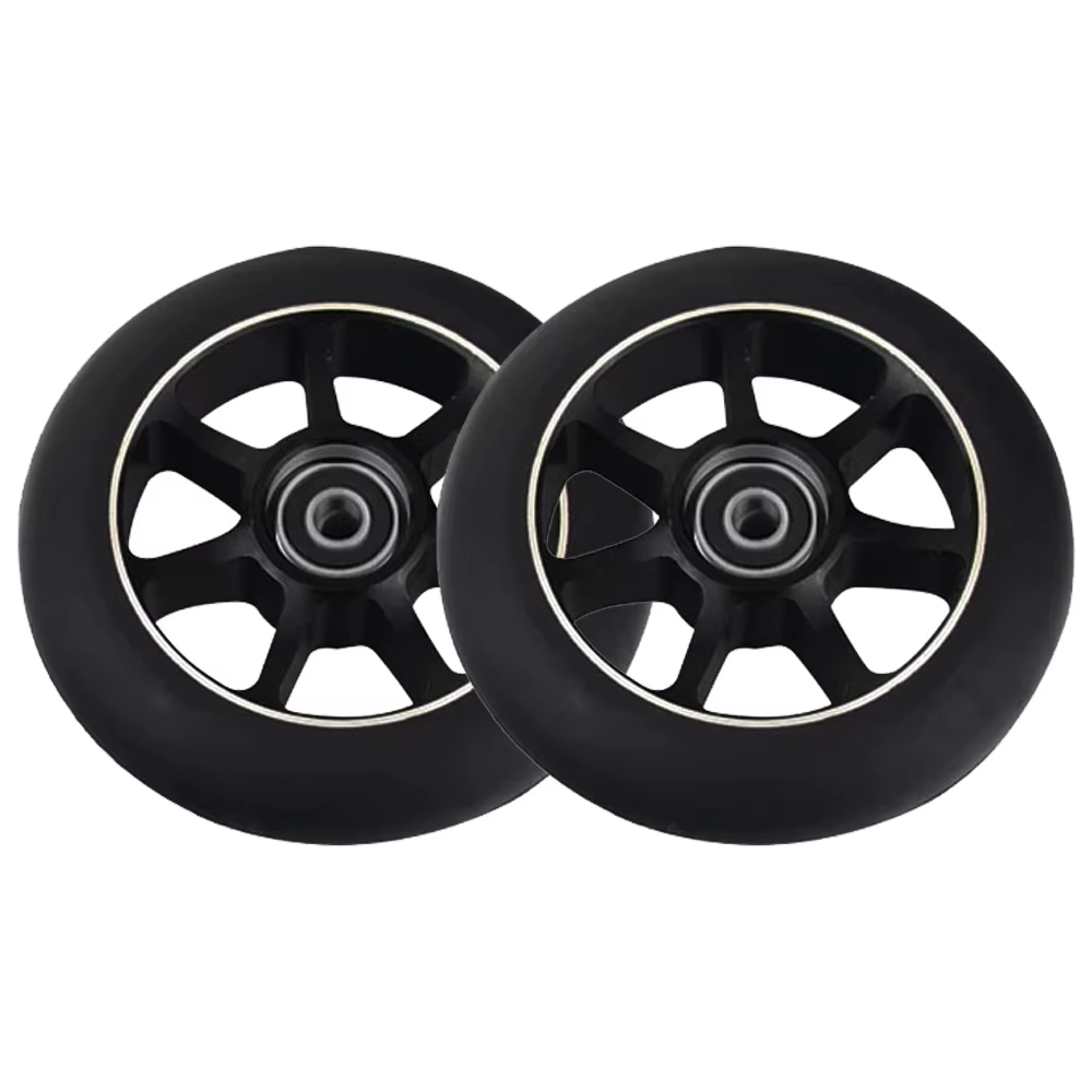 Trottinette freestyle 88A, double roue 110 mm, jeu de roues en aluminium haute élasticité, résistant