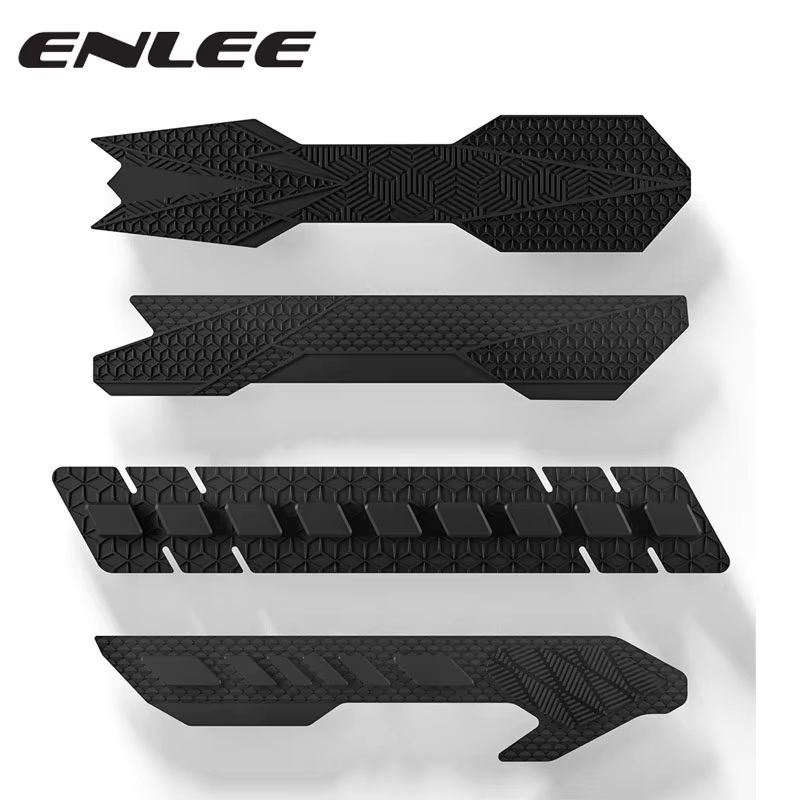 ENLEE 3D vtt vélo de route chaîne en Silicone cadre de vélo gardes auto-adhésif cadre de vélo couver