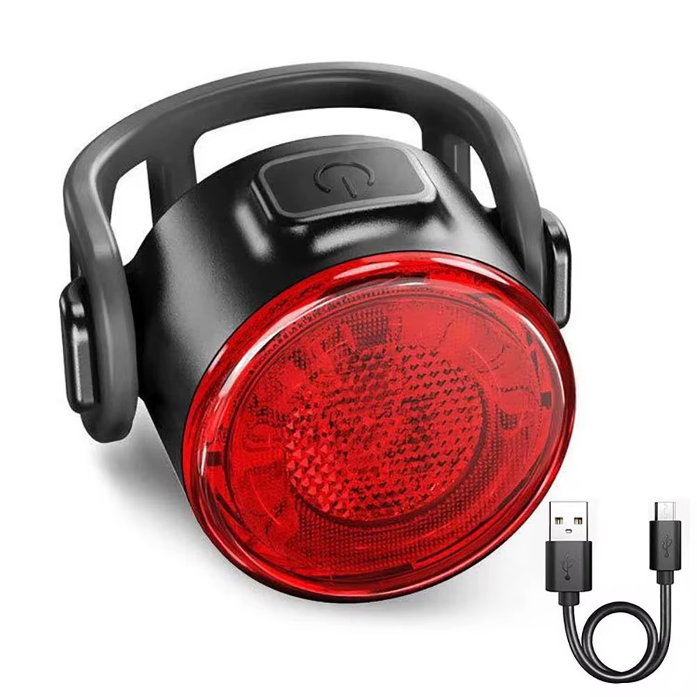 Ensemble de feux avant et arrière pour vélo, 6 modes d'éclairage, lumière de sauna lumineuse, charge
