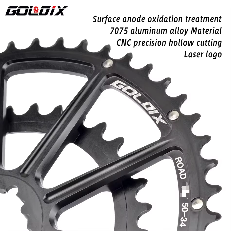 GOLDIX – Double plateau à 22/20 vitesses, 50-34T 52-36T 53-39T, roue à montage Direct pour manivelle