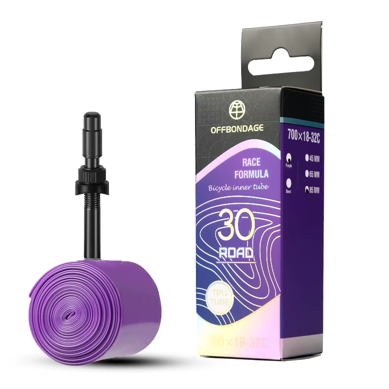 Chambre à air de vélo OFFBONDAGE en TPU pour pneus de route, 45mm 65mm 85mm, ultralégère et durable,