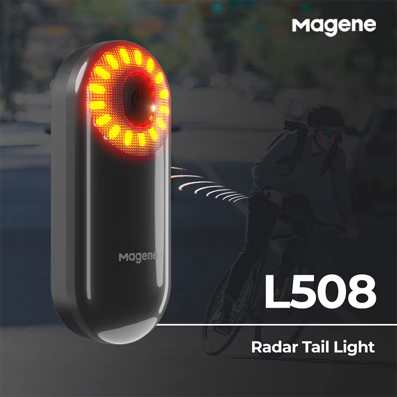 Magene Radar feu arrière de vélo L508 lampe de détection de frein arrière de vélo tige de selle char