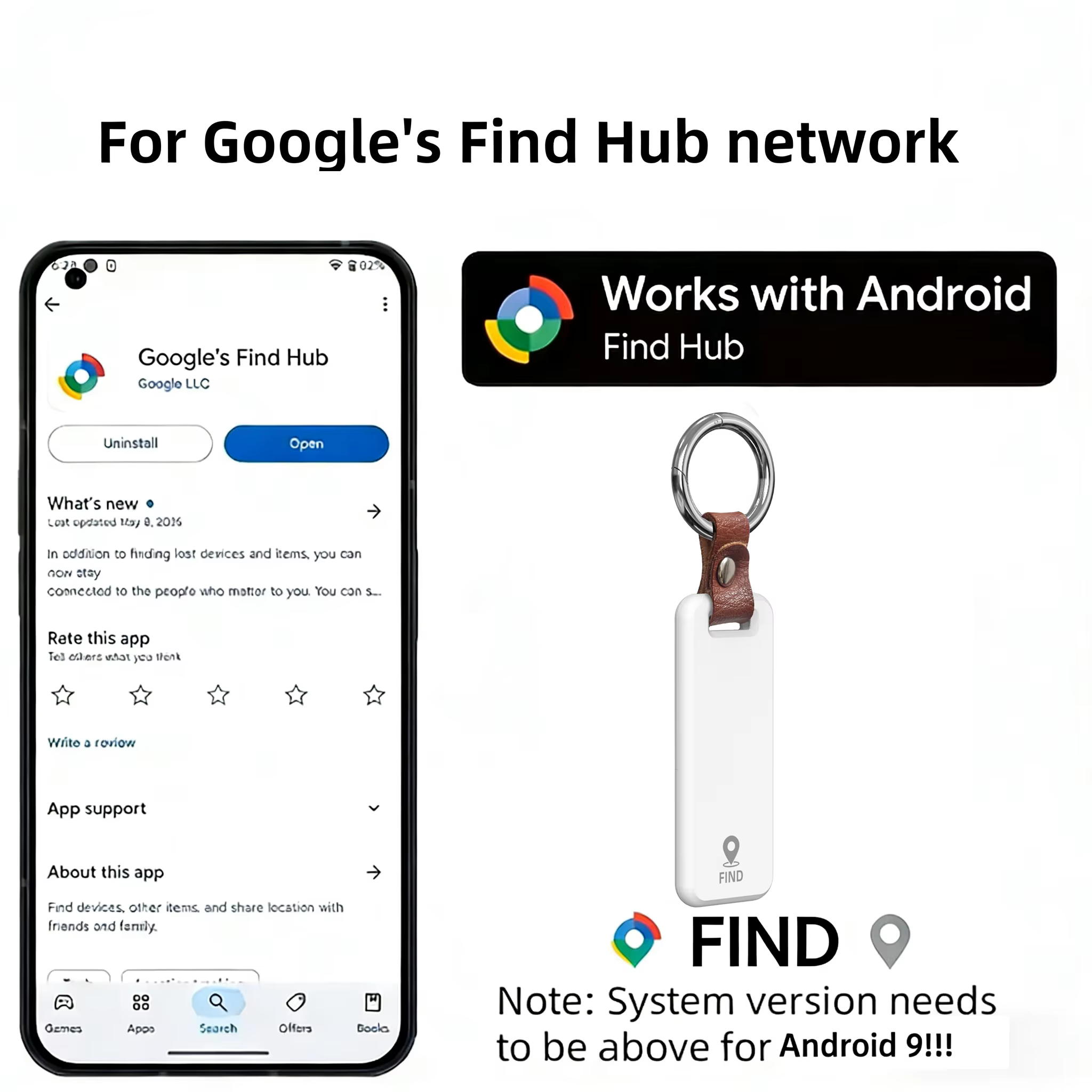 Mini Google Find My Gps Tracker Android Bluetooth traqueurs d'activité intelligents appareils portab
