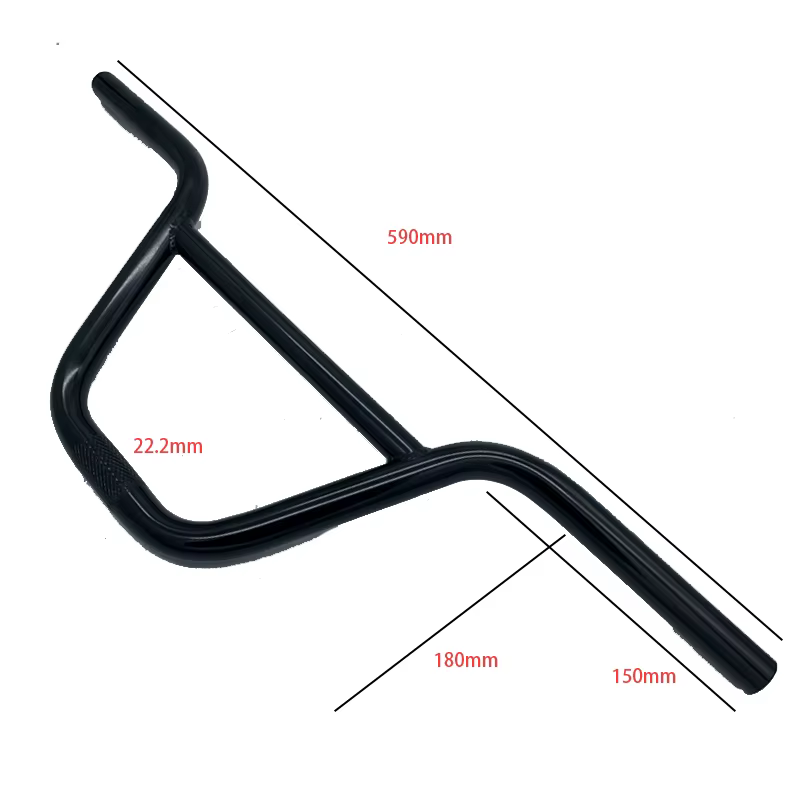 TAOZIK – guidon de BMX en acier au carbone, 22.2mm, barre de poignée papillon, 590