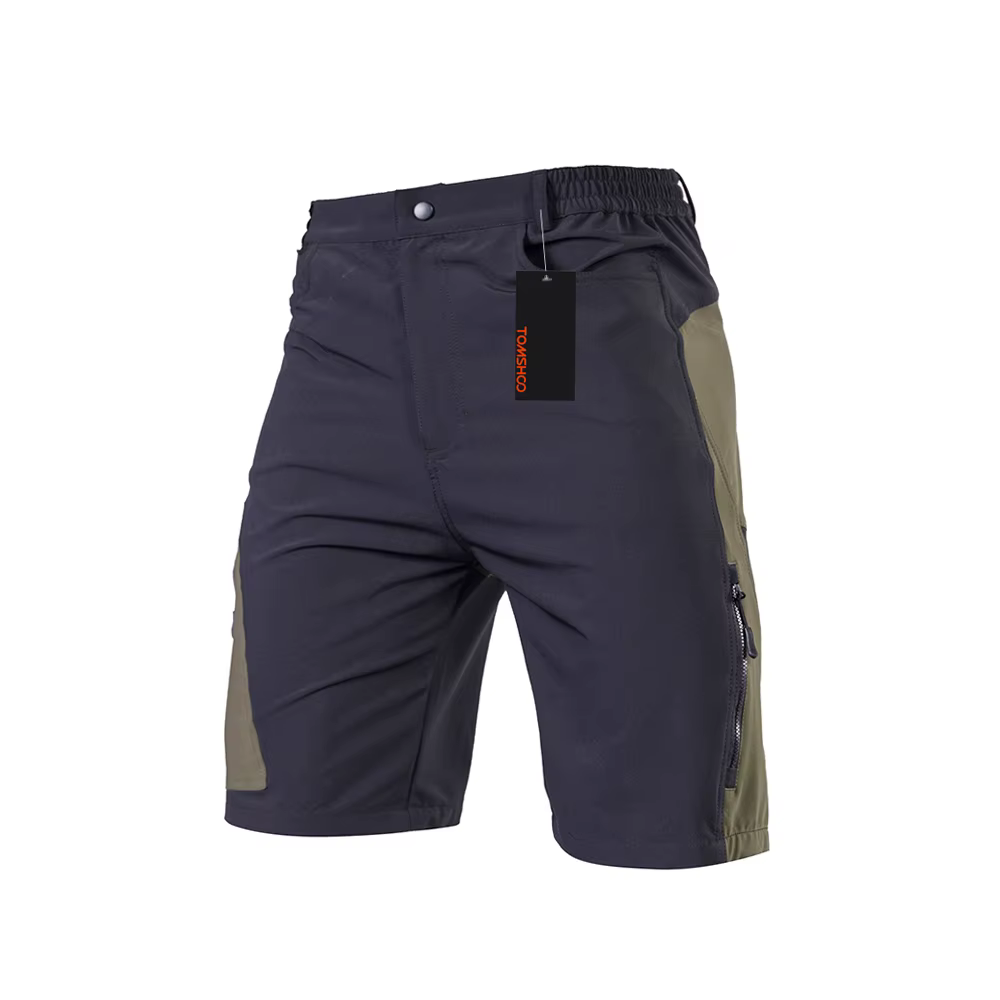 TOMSHOO – short de cyclisme pour hommes, Baggy, respirant, coupe ample, pour Sports de plein air, co