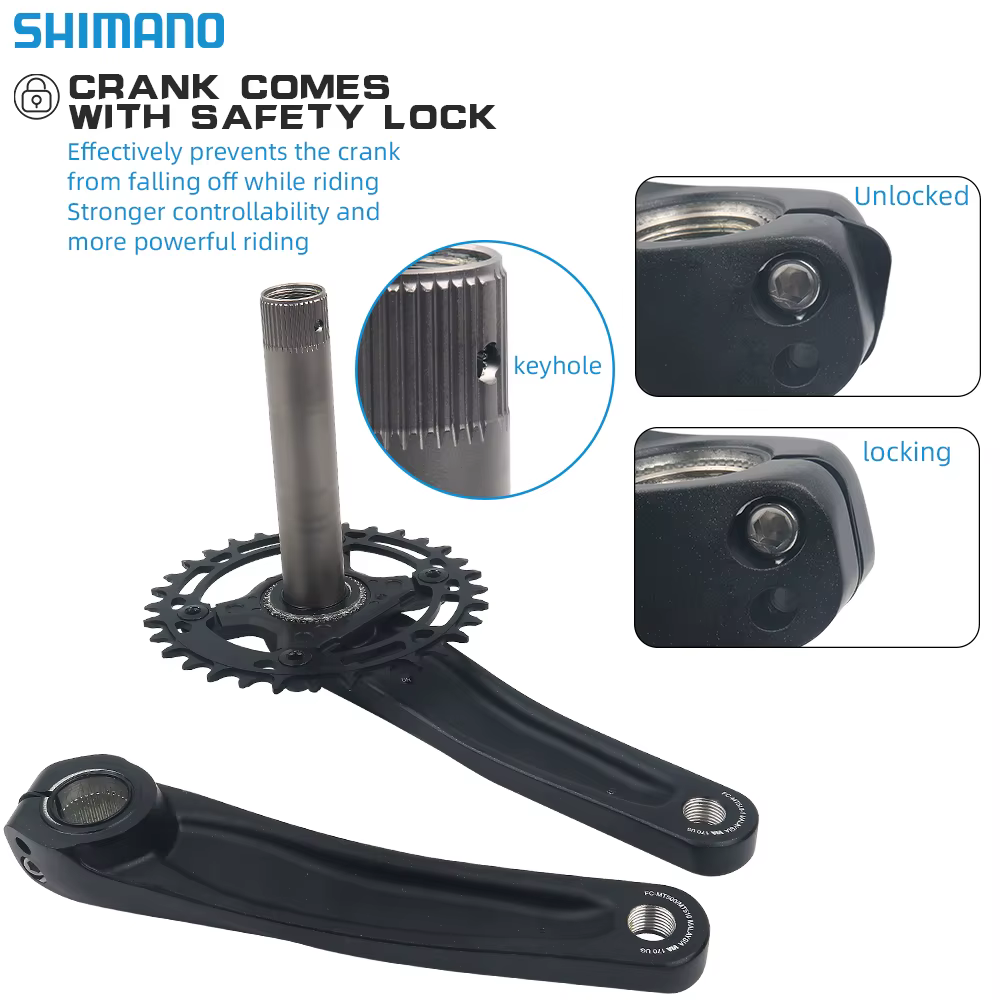 Shimano Deore SLX MT510 pédalier vtt 10 10 11 12 vitesses bougie de vélo de montagne pignon de vélo