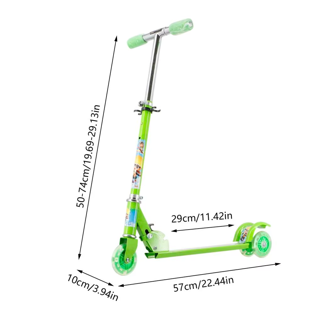 Trottinettes pour enfants à 2 roues, légères, réglables en hauteur, trottinette sportive légère pour
