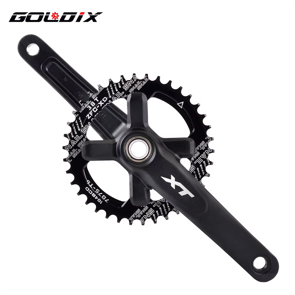 XT – pédalier de vélo en alliage d'aluminium, 104BCD, 170mm, 175mm, noir, rond, ovale, 32T, 34T, 36T