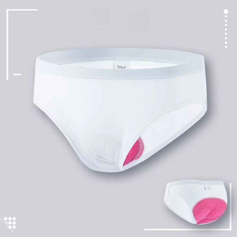 Sous-vêtements de vélo avec coussinet en Silicone respirant évacuant l'humidité, short de Protection