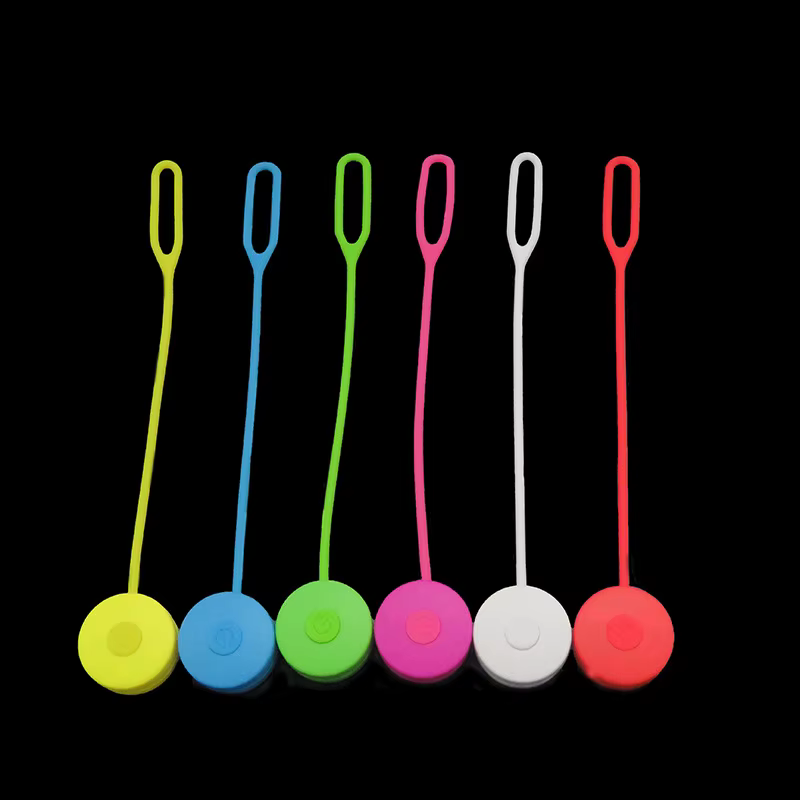 Mini lumière de vélo pour sac à dos en Silicone populaire, pour la conduite de nuit, voyant d'averti
