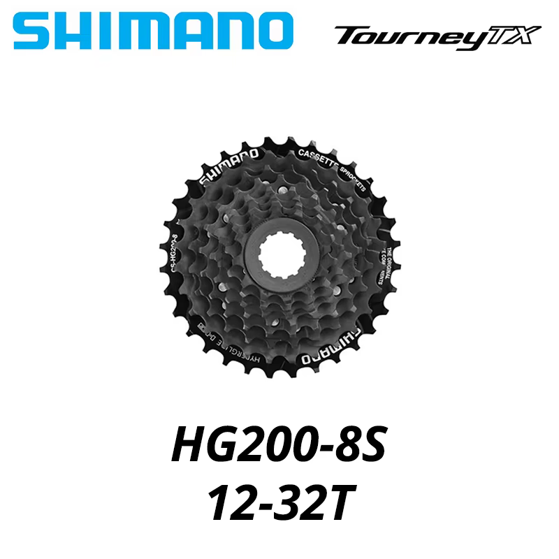 Shimano TOURNEY TX HG200 CS 7 8 vitesses pignon de Cassette CS-HG200 7s 8S 8v 7v 12-28T 12-32T VTT c
