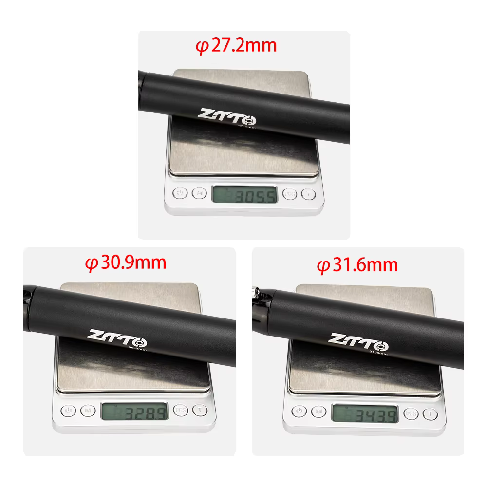 ZTTO tige de selle de vélo tête décalée tige de selle super légère en alliage d'aluminium vtt vélo d