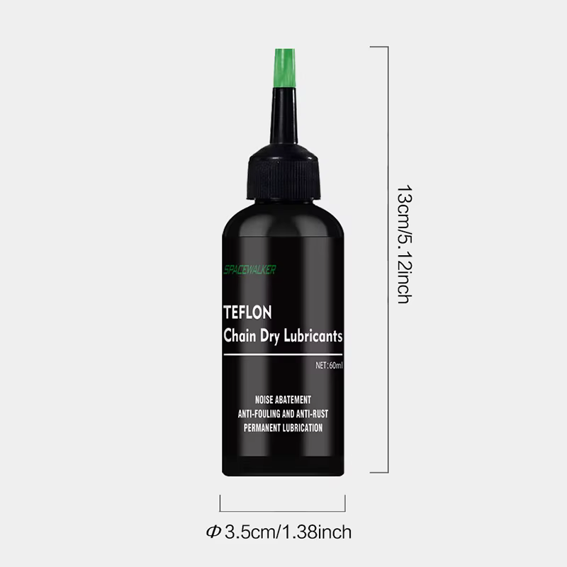 Huile sèche pour chaîne de vélo - 60 ml, lubrifiant haute performance, anti-poussière, pas facile à 