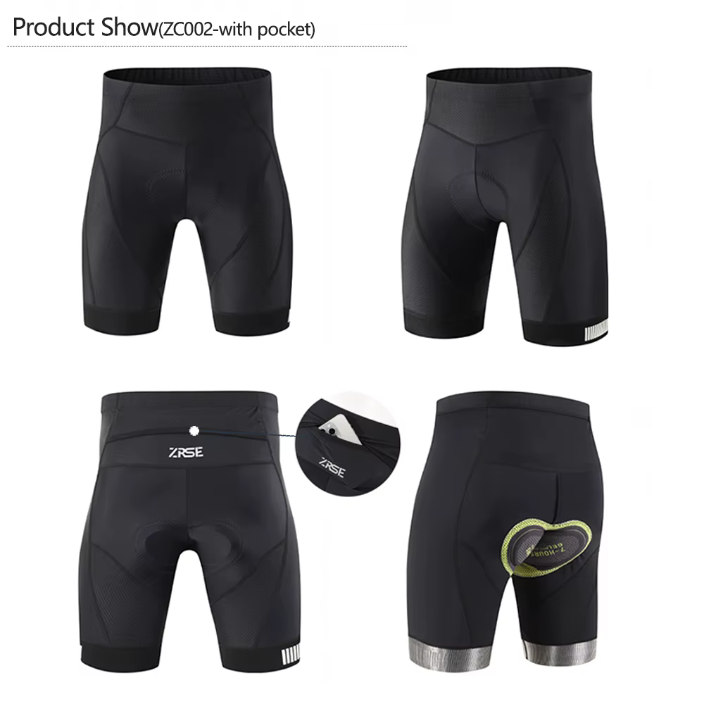 Short de cyclisme avec coussretours en gel pour hommes et femmes, vêtements de vélo, VTT, vélo de ro
