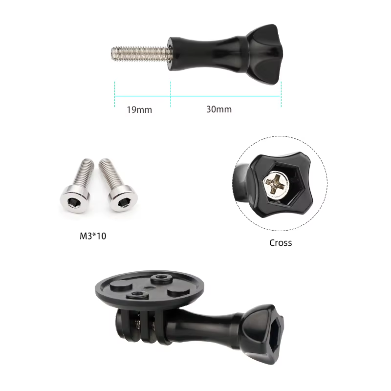 Adaptateur universel de montage Gopro pour vélo de route ultraléger, adaptateur de montage pour lumi