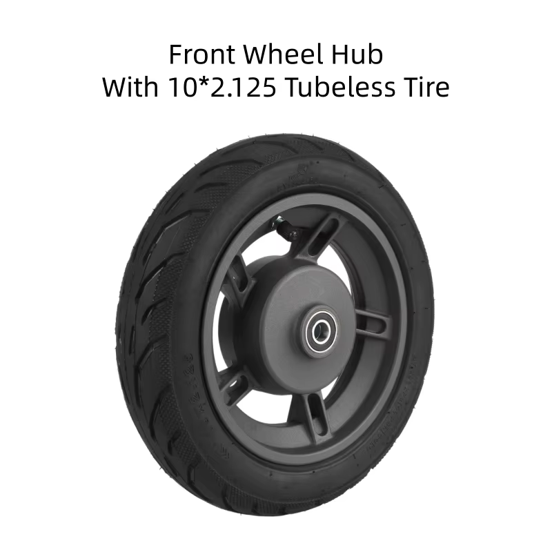 Roue moteur de trottinette originale de 10 pouces avec pneu tubeless 10x2.125 pour trottinette élect