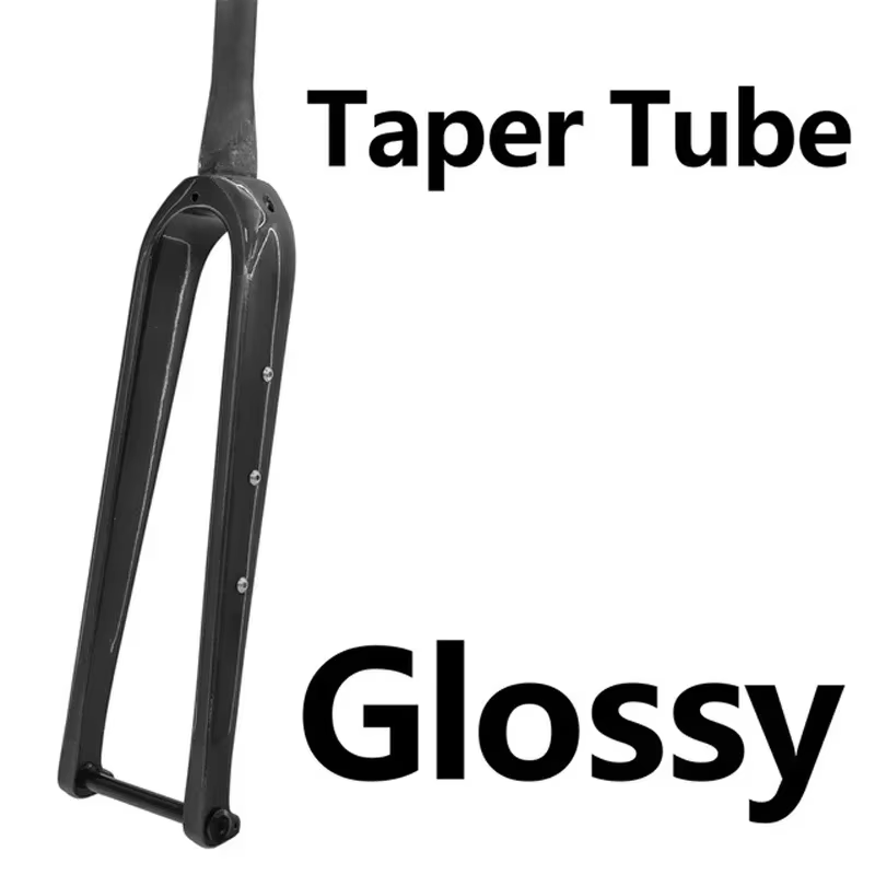 Fourche de vélo de route ultralégère entièrement en carbone pour vélo de Cyclocross, 100mm, gravier