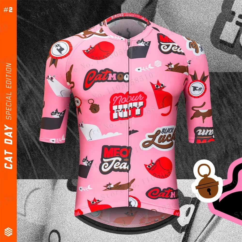 Siroko Replica – maillot de cyclisme pour hommes, chemise d'été à manches courtes pour VTT, haut de 