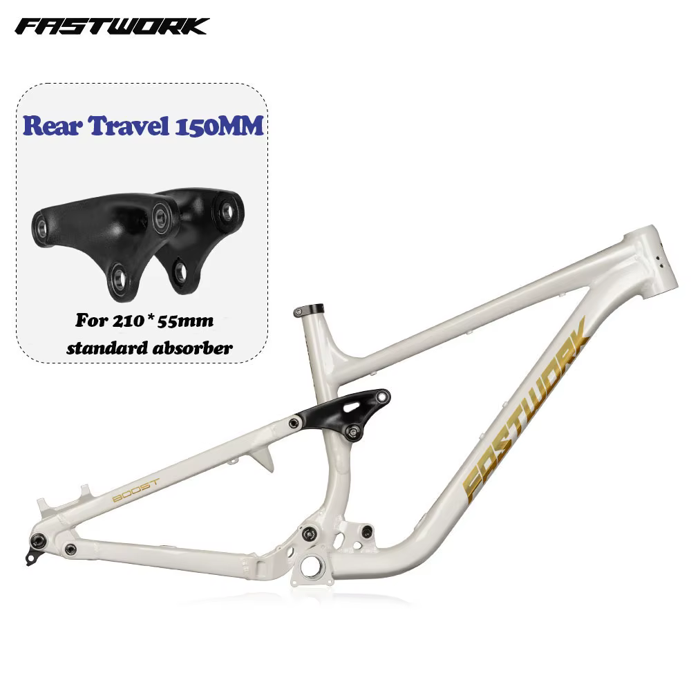 Cadre ENDURO cadre de Suspension complète en aluminium queue souple 27.5 29 Boost 12X148mm 4 maillon