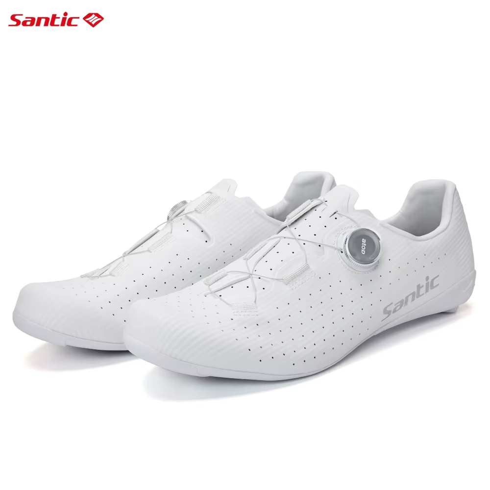 Santic chaussures de cyclisme en Fiber de carbone vêtements de plein air résistant baskets d'équitat