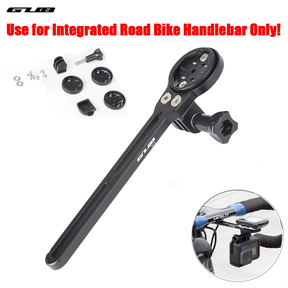 GUB Support d'ordinateur de vélo compteur de vitesse chronomètre Support de caméra de sport Support 