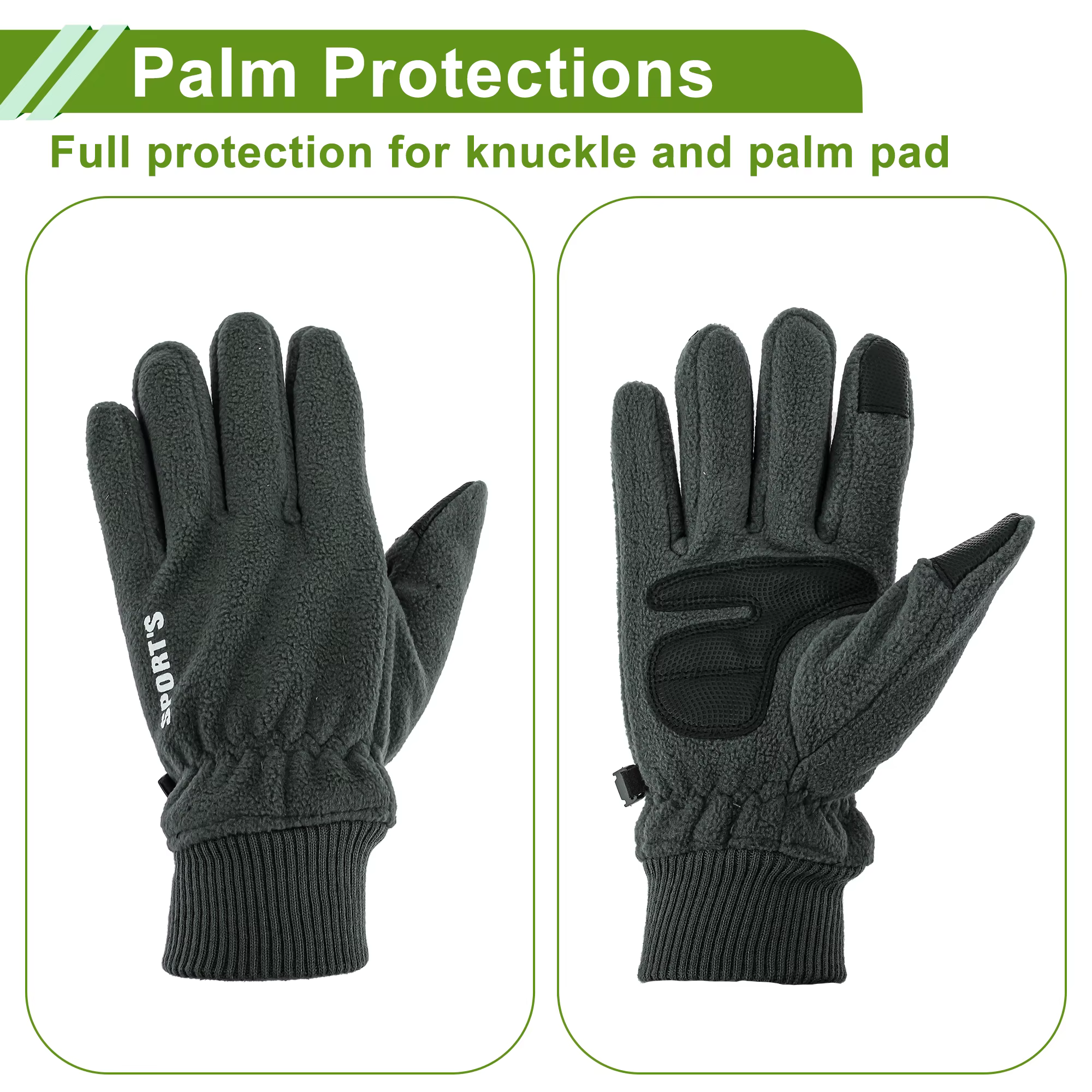 X Autohaux Gants de cyclisme pliables à doigts complets pour hommes Gants de moto pour l'escalade Mo