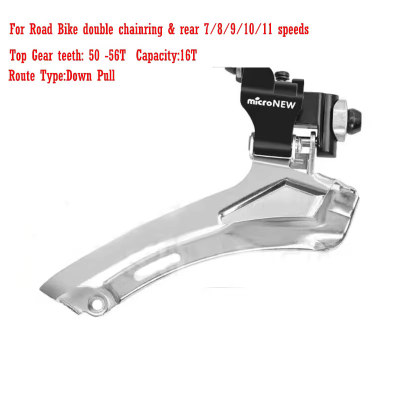 Dérailleur avant de vélo de route 7 8 9 10 11 vitesses, fixation par brasage ou pince 31.8mm 34.9mm,