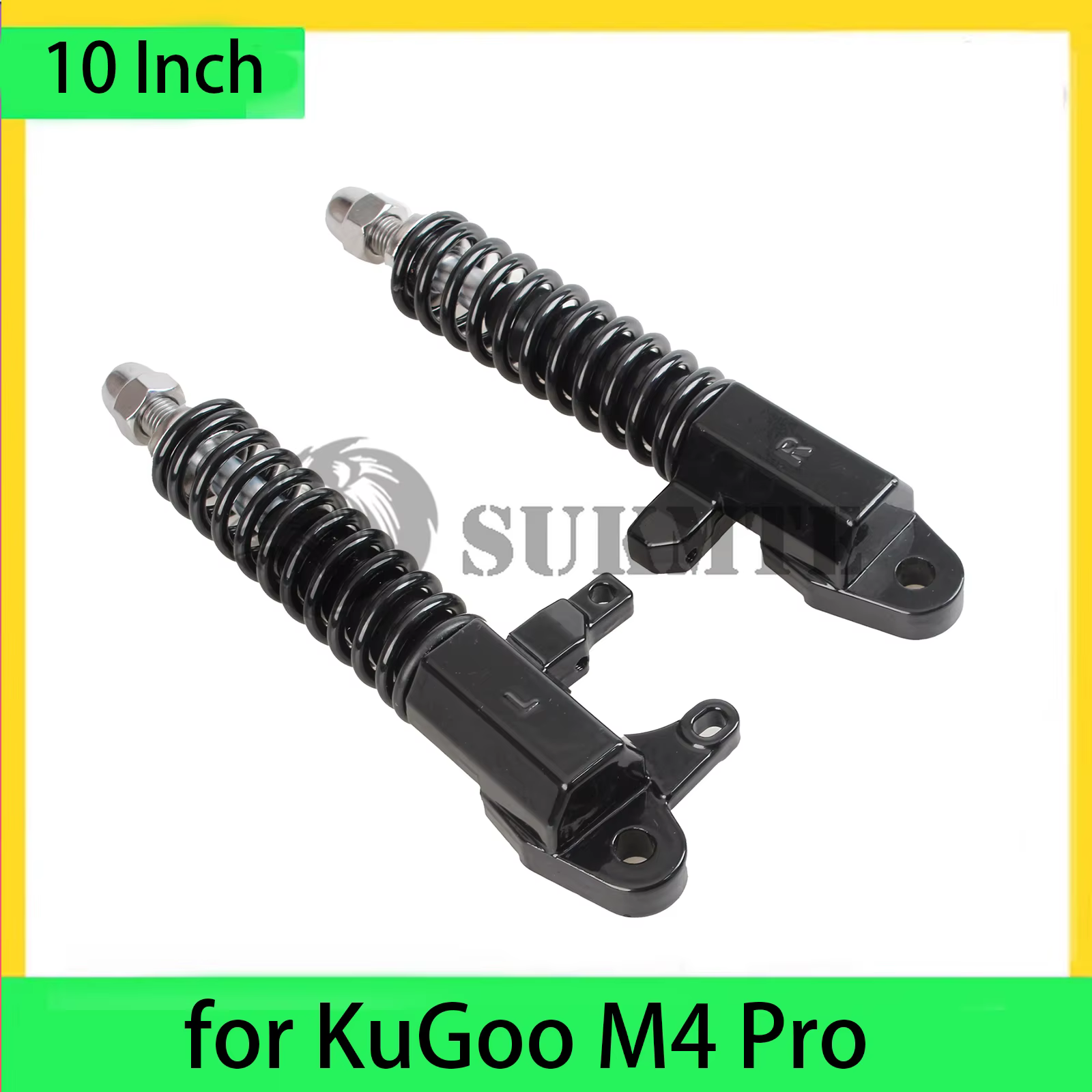 Amortisseur 10 pouces Scooter électrique fourche avant choc hydraulique roue antichoc ressort rebond