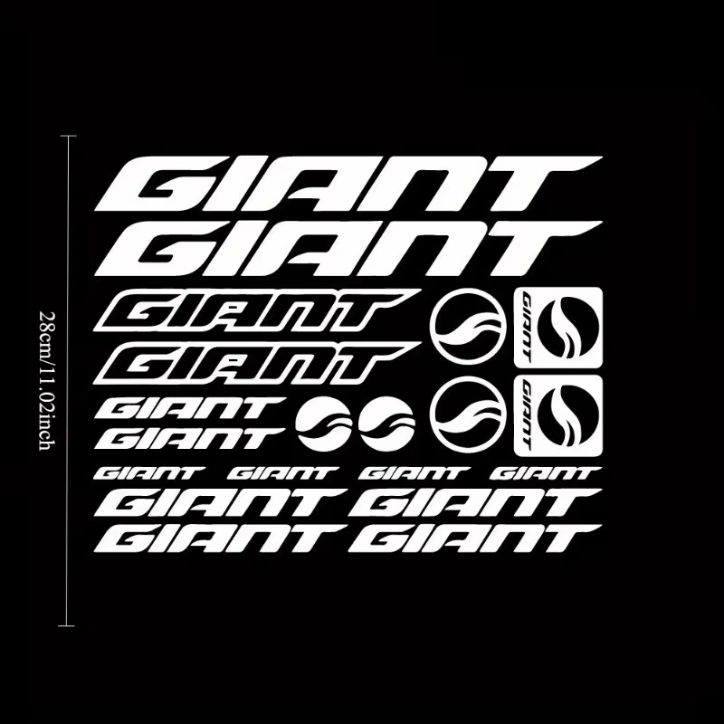 Autocollant plat pour KIT autocollants adhésifs géants pour voiture de vélo, VTT, BDC, vélo