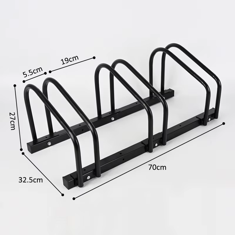 Support de stationnement au sol pour vélos de montagne, VTT, vélos de route, pour l'extérieur, l'int