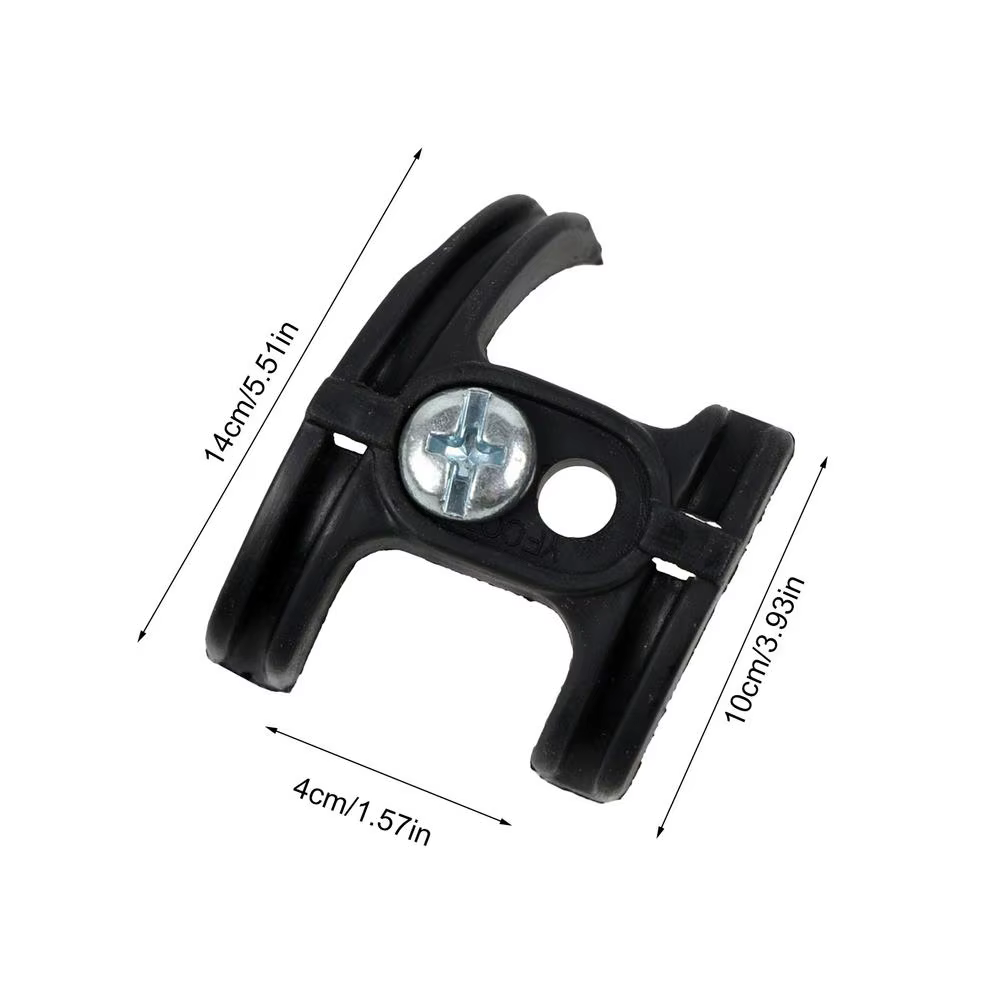 Guide-câble de boîtier de pédalier de vélo, pince anti-friction avec vis pour la gestion des câbles,