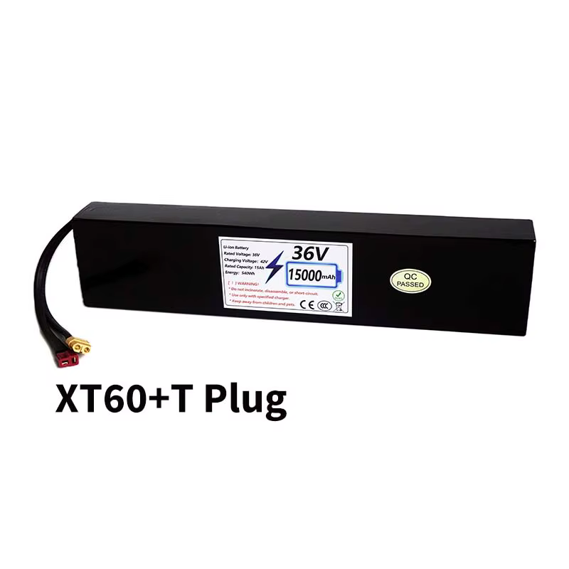 Batterie pour scooter électrique 10S4P 36V, batterie rechargeable haute capacité 15000mAh, longue du