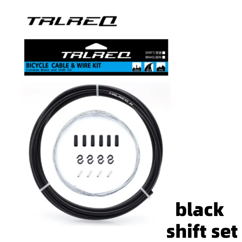 Kit de câbles de frein et de dérailleur pour vélo de 2,5 m, 4 mm/5 mm, pour VTT et vélo de route, av