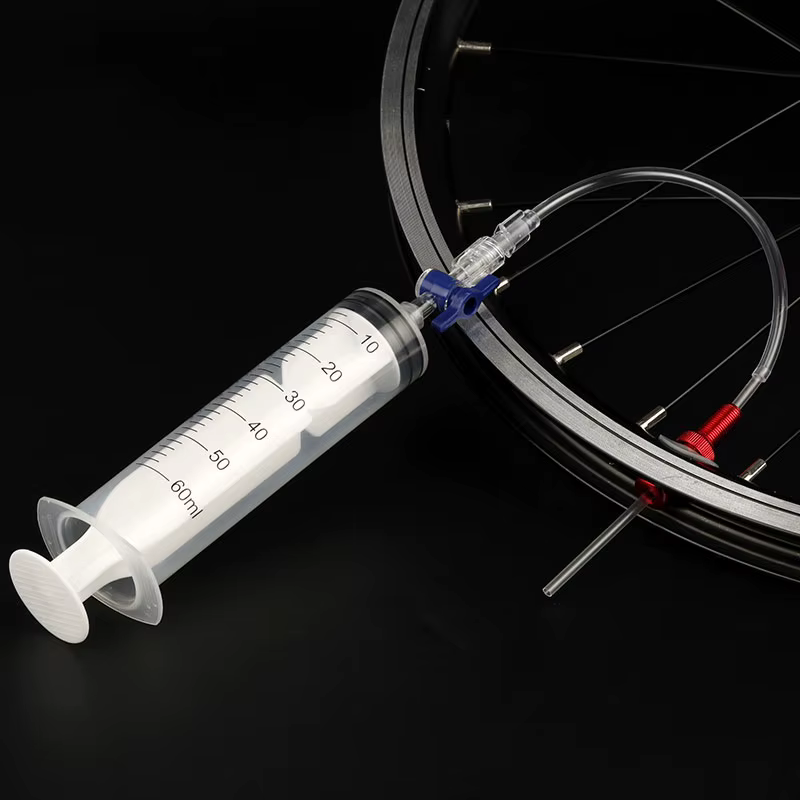 Injecteur de mastic de pneu Tubeless de vélo 60ml, outil d'injection de fluide de vélo de route vtt,