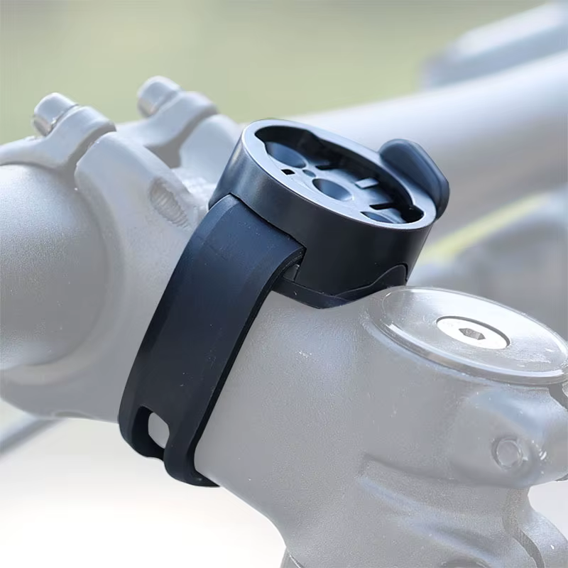 Support d'ordinateur de vélo compatible avec l'interface Garmin pour tige de selle aérodynamique en