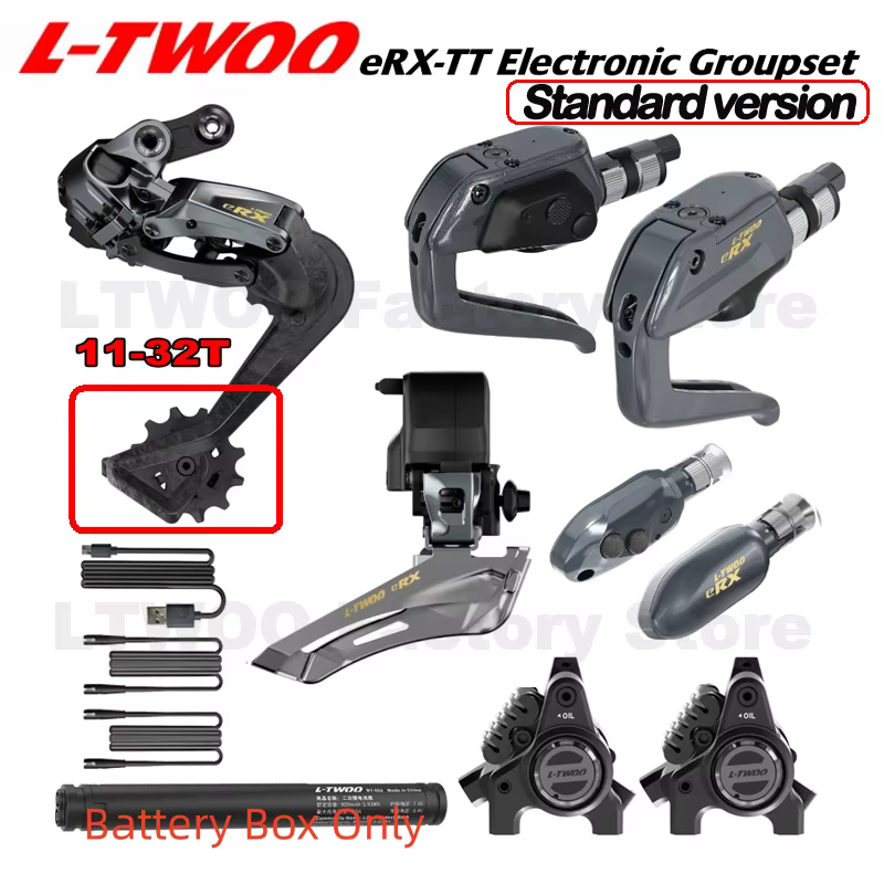Groupe électronique LTWOO eRX-TT, groupe de vélos de test de temps et de triathlon, batterie remplaç