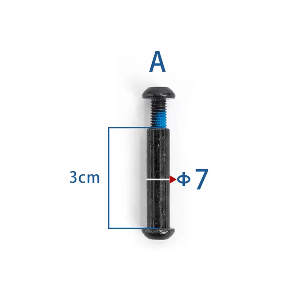 Vis de fixation de base pliable pour trottinette électrique Ninebot MAX G30 G30D, vis noire de fixat