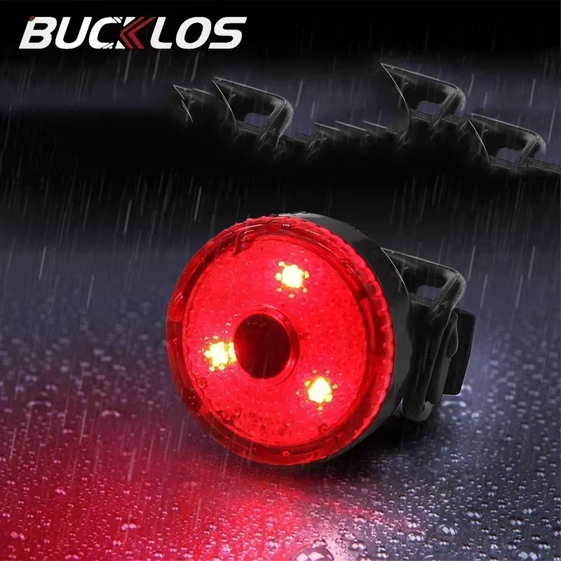 BUCKLOS ensemble de feux de vélo feu arrière Rechargeable lampe avant étanche phare d'équitation USB