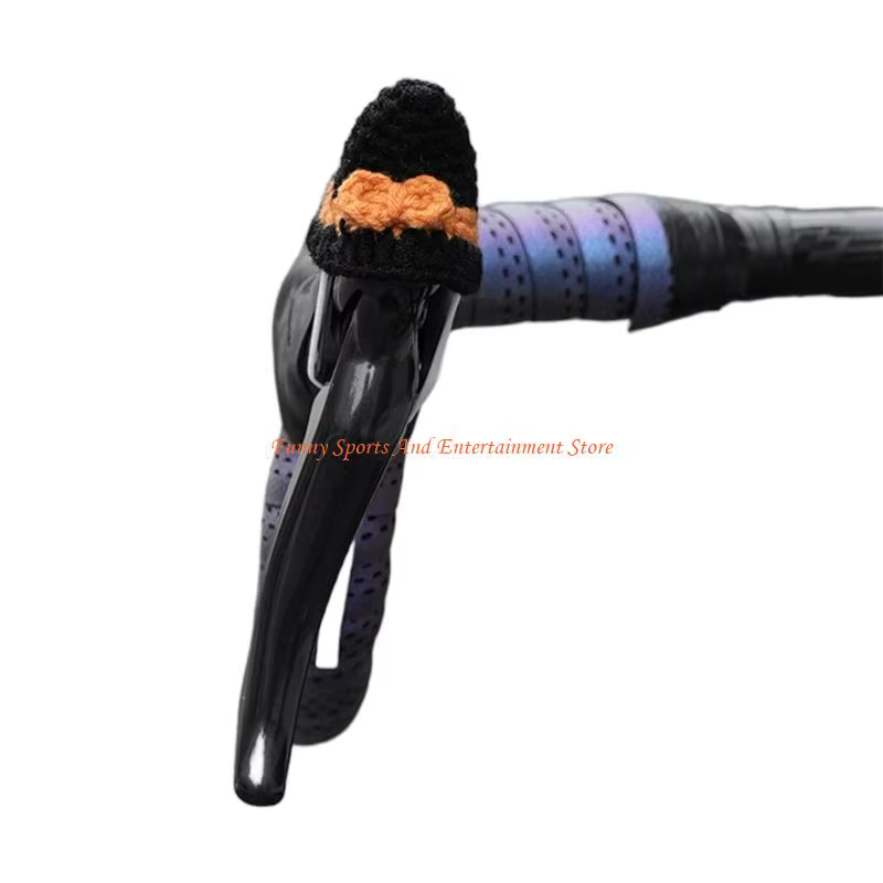 C4DE – décorations leviers frein sécurité pour vélo montagne, petit chapeau décoratif, accessoires v