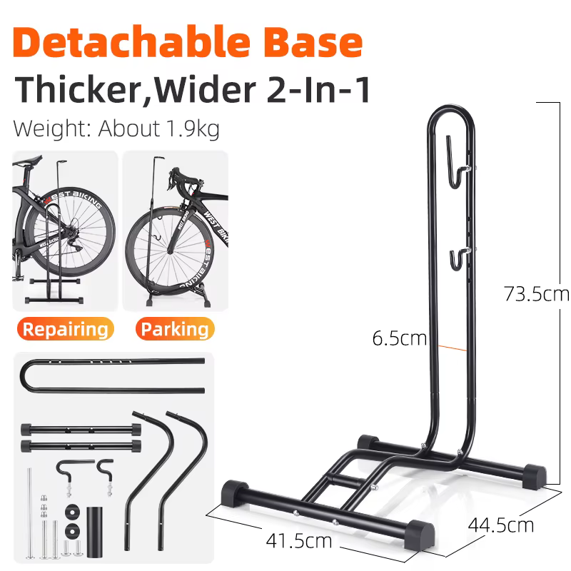 WEST BIKING 3 en 1 support de stationnement pour vélo multifonctionnel vtt vélo de route support de 