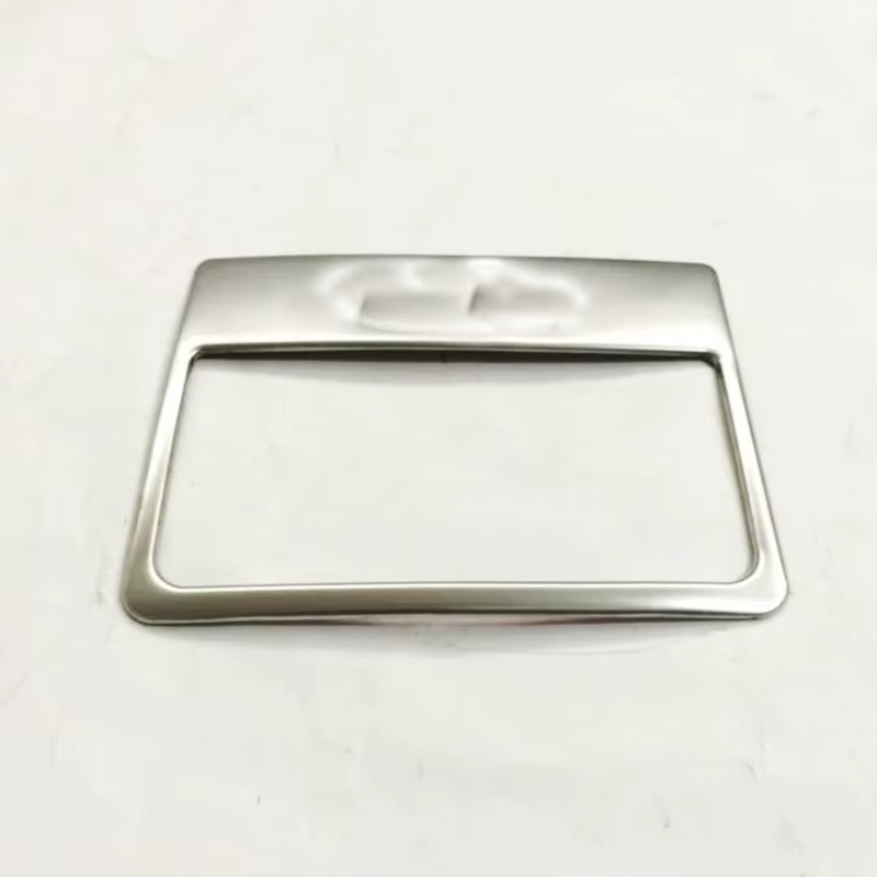 Boîte de rangement arrière de voiture en acier inoxydable, couvercle de panneau de sortie d'air, gar