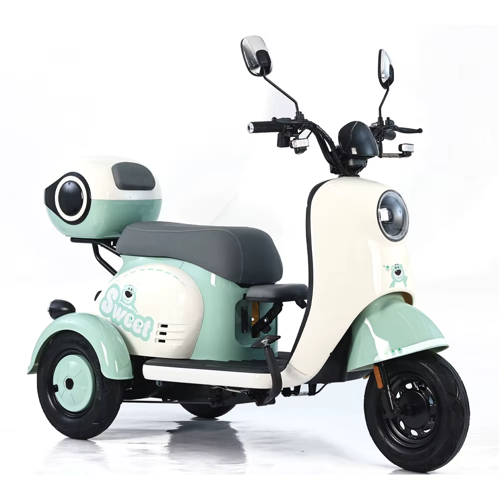 Prix d'usine, scooter électrique à 3 roues 600W pour adultes, tricycle de mobilité de style rétro vi