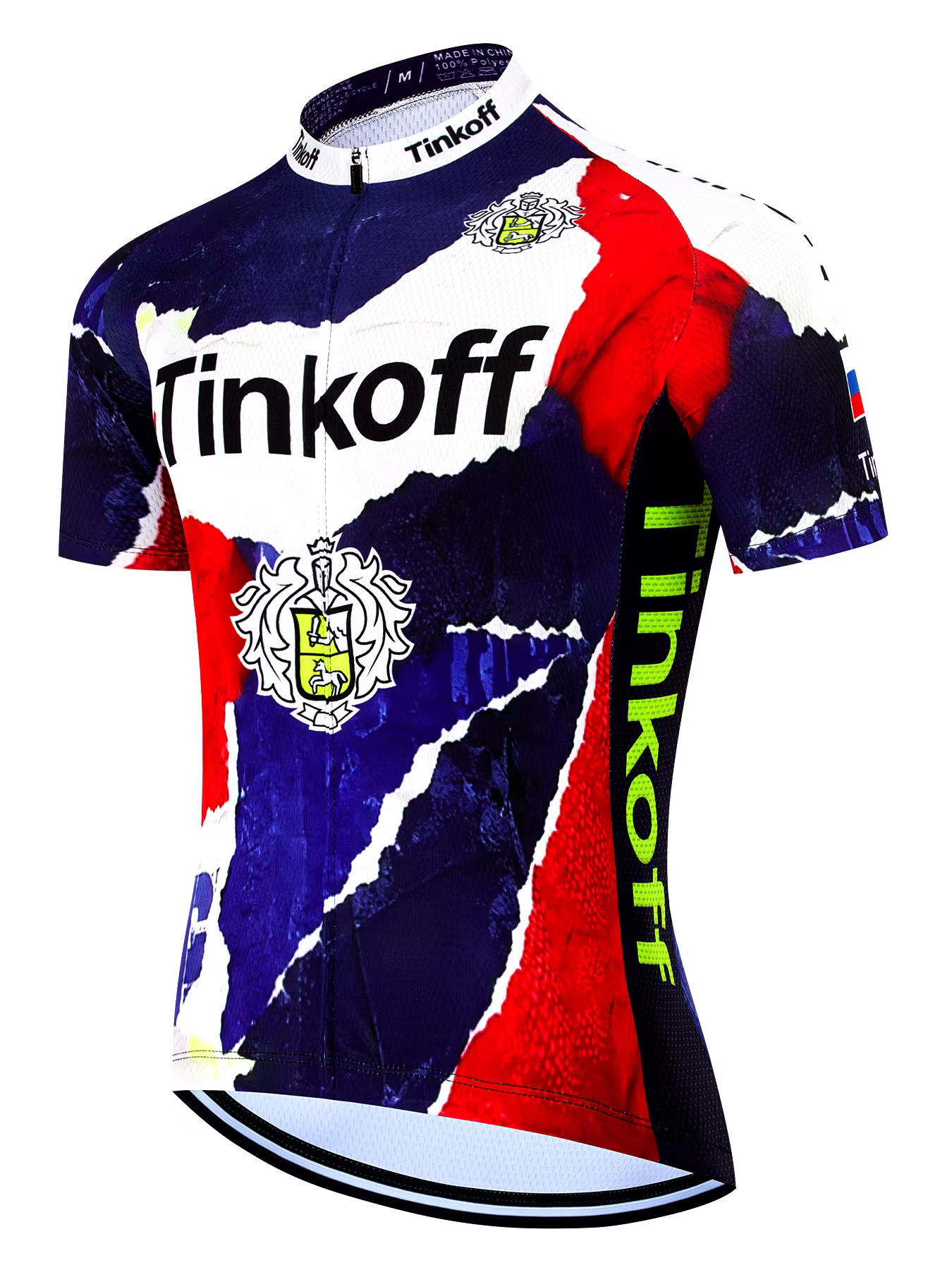 Maillot de cyclisme Tinkoff pour hommes et femmes, maillot de cyclisme SPF 50, maillot de vélo de ha