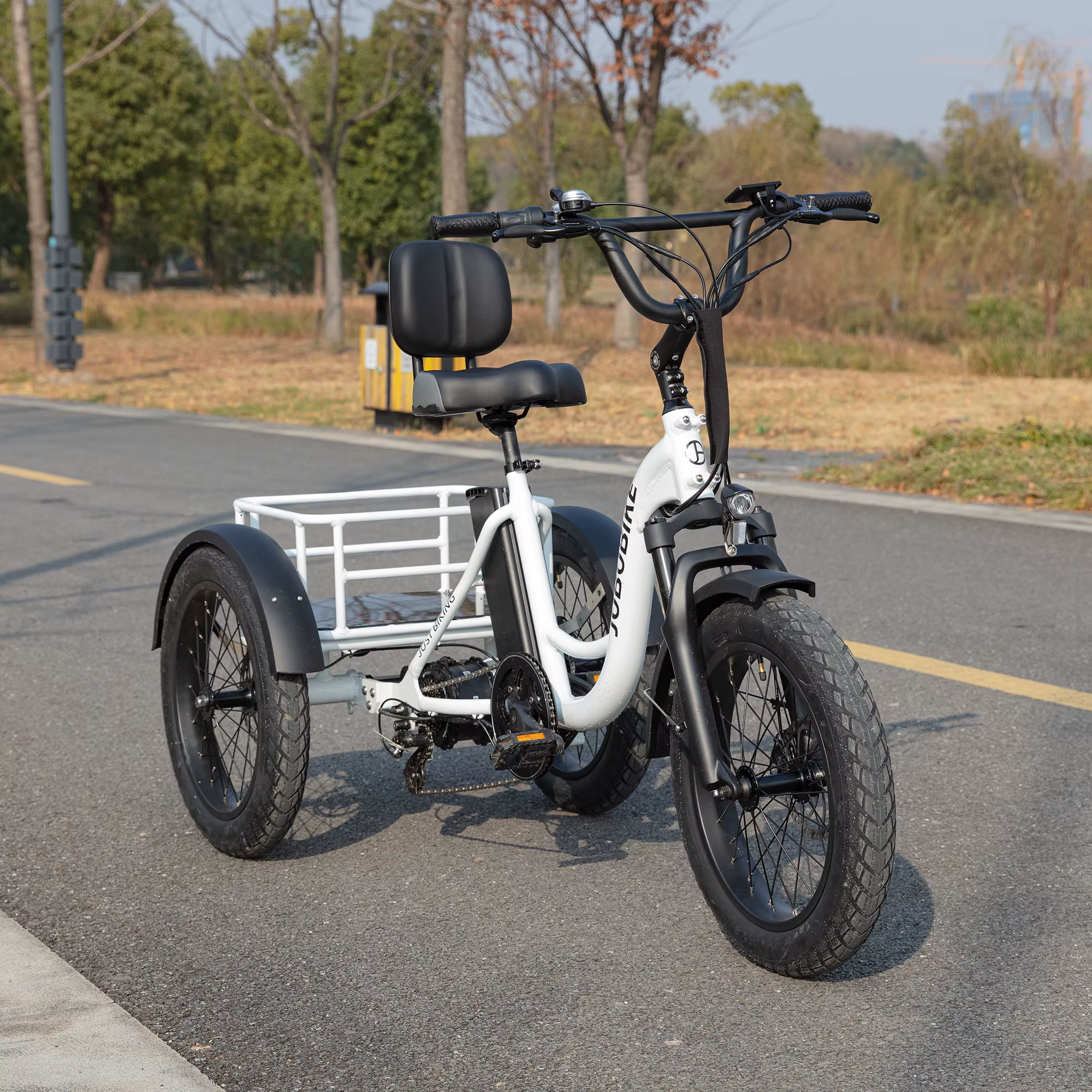 Tricycle électrique de gros pneu de moteur de vélo de chargement de vélo de 3 roues de style classiq