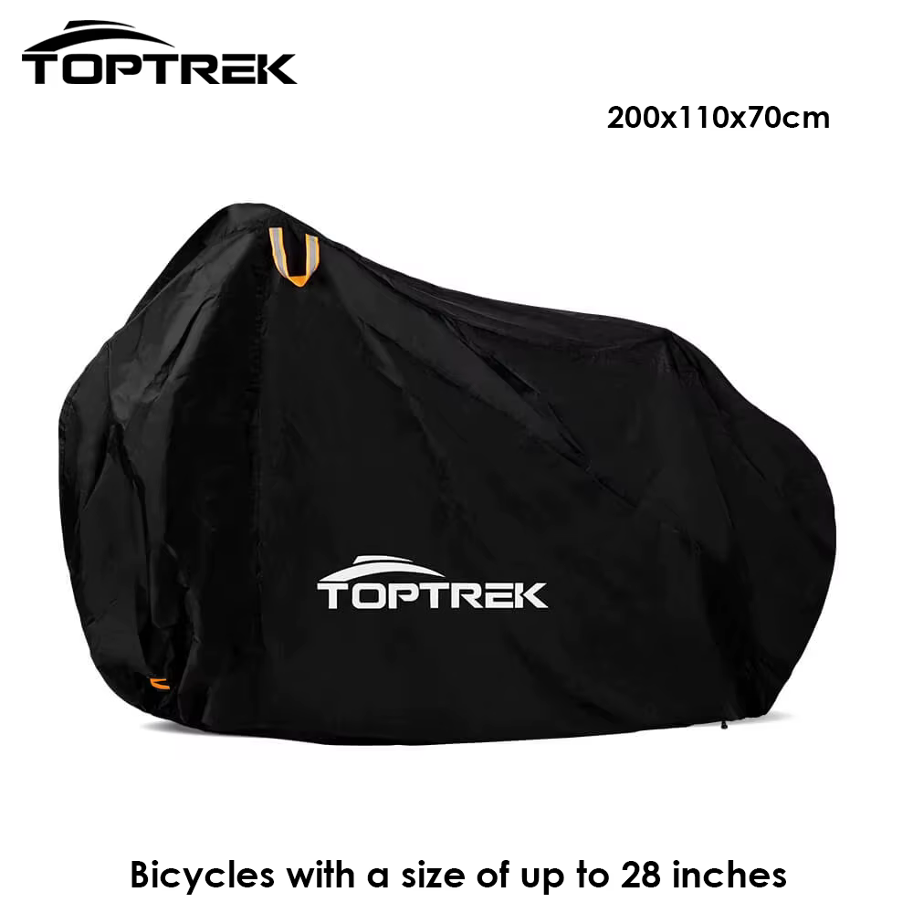 Toptrek housse de vélo stockage extérieur étanche Anti-UV 210D Oxford couvertures de haute qualité p