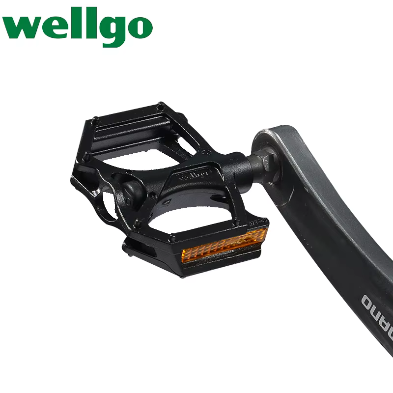 Wellgo vtt BMX pédales en alliage d'aluminium ultralégères vélo de route de montagne Double DU roule
