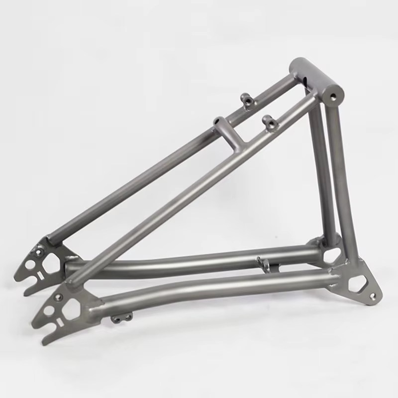 Cadre arrière de vélo pliant en titane P Line, frein C, 112 mm, triangle