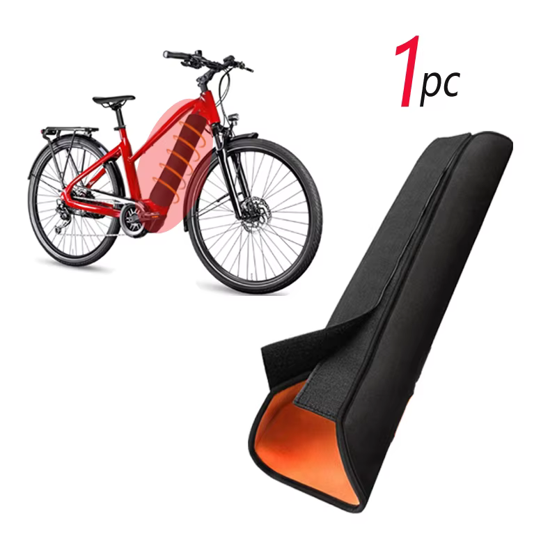 Étui de protection pour batterie au Lithium pour vélo électrique, 1/2 pièces, panier de vélo, housse