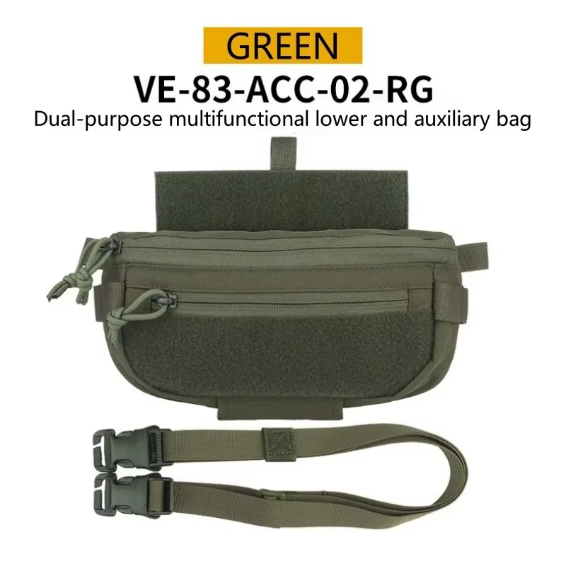Sac d'accessoires suspendu à double usage – Pochette de rangement extensible et à dégagement rapide