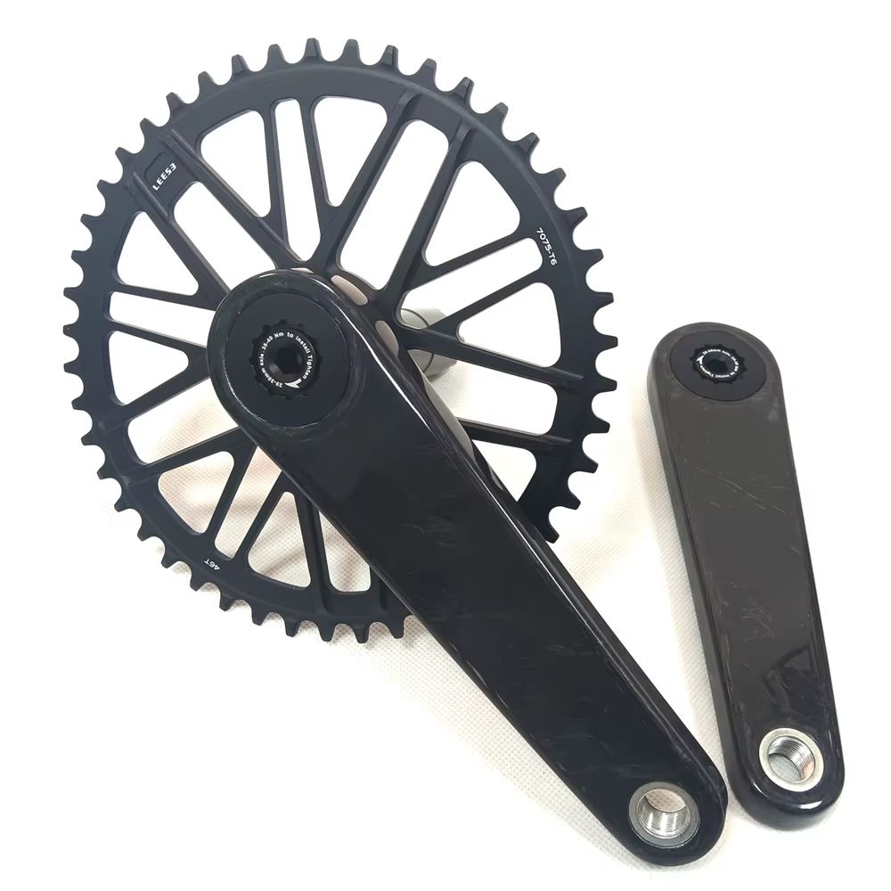 Pédalier de vélo de route en carbone, plateau à montage Direct unique 40t/42t/44t/46t/48t/50t adapté